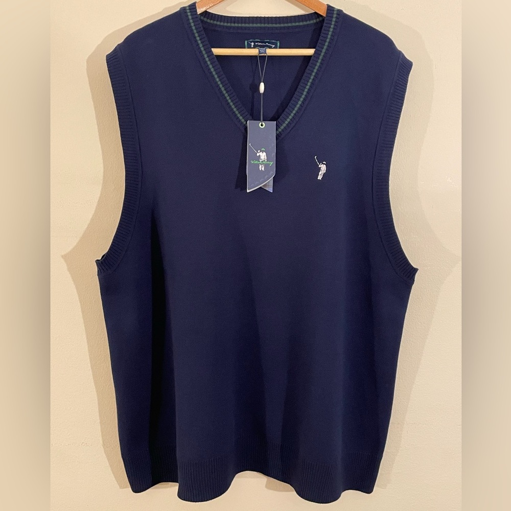 William Murray NWT 100% Cotton Golf Vest
